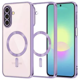   Samsung Galaxy A27 5G Világoslila Techsuit Luxury Crystal MagSafe tok