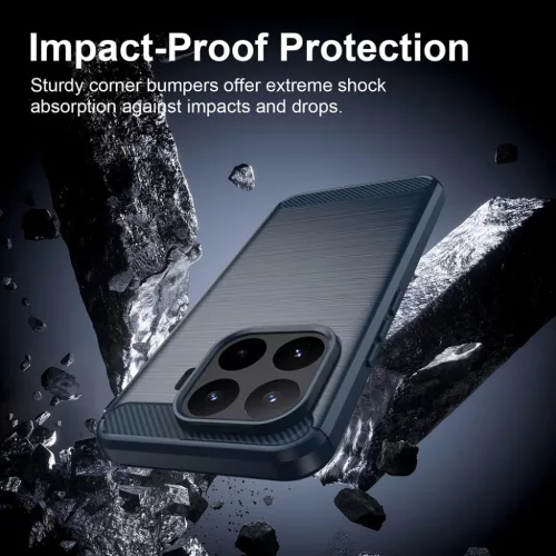  Xiaomi 17T Pro Kék Techsuit Karbon Szilikon tok-5949419376717 2 kép