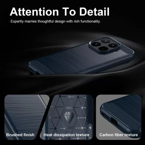  Xiaomi 17T Pro Kék Techsuit Karbon Szilikon tok-5949419376717 5 kép