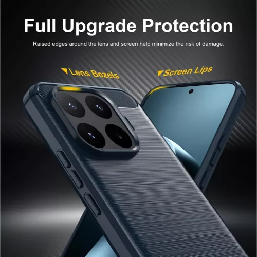  Xiaomi 17T Pro Kék Techsuit Karbon Szilikon tok-5949419376717 6 kép