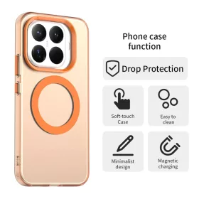 Xiaomi 17T Pro narancssárga Techsuit CandyCase MagSafe tok-5949419376403 2 kép