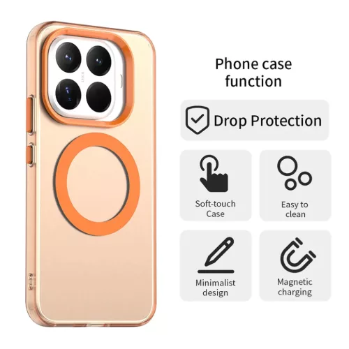 Xiaomi 17T Pro narancssárga Techsuit CandyCase MagSafe tok-5949419376403 2 kép