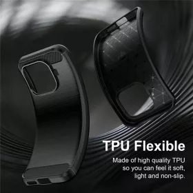Xiaomi 17T kék Techsuit Karbon szilikon tok-5949419376236 2 kép