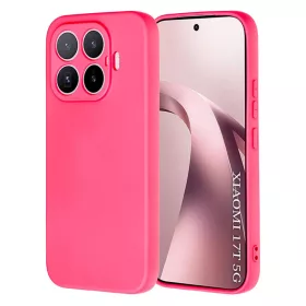   Xiaomi 17T élénk rózsaszín Techsuit SoftFlex szilikon tok