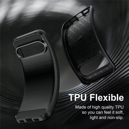 Google Pixel 11 Pro XL fekete Techsuit Carbon Silicone tok-5949419375680 4 kép