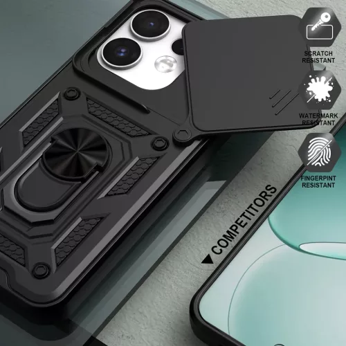  Oppo Reno16 fekete Techsuit CamShield tok-5949419377097 4 kép