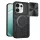  Oppo Reno16 fekete Techsuit CamGuard Pro tok