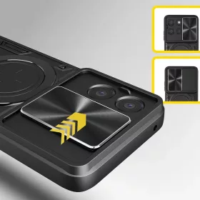  Oppo Reno16 fekete Techsuit CamGuard Pro tok-5949419377035 2 kép