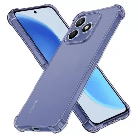    Honor X8d füstfekete Techsuit ütésálló átlátszó szilikontok