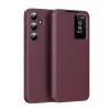  Samsung Galaxy S26 FE piros Techsuit SmartView Series könyvtok