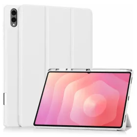   Samsung Galaxy Tab S11 Ultra / Tab S12 Ultra szürke Techsuit Flex Trifold tablet tok érintőtolltartóval