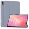 Samsung Galaxy Tab S11 Ultra / Tab S12 Ultra lila Techsuit Flex Trifold érintőceruza-tartós flip tok