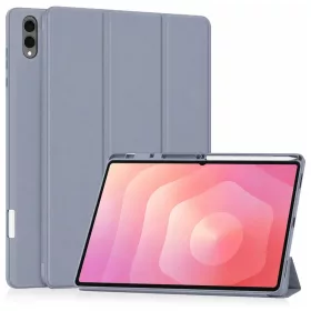   Samsung Galaxy Tab S11 Ultra / Tab S12 Ultra lila Techsuit Flex Trifold érintőceruza-tartós flip tok