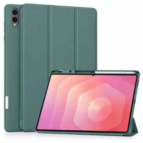   Samsung Galaxy Tab S11 Ultra / Tab S12 Ultra zöld Techsuit Flex Trifold tablet tok érintőtoll-tartóval