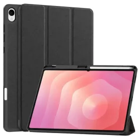    Samsung Galaxy Tab S12 Plus fekete Techsuit Flex Trifold tok ceruzatartóval