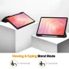  Samsung Galaxy Tab S12 Plus fekete Techsuit Flex Trifold tok ceruzata-5949419378612 5 kép