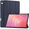  Samsung Galaxy Tab S12 Plus sötétkék Techsuit Flex Trifold ceruzatartós tablet tok
