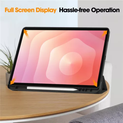  Samsung Galaxy Tab S12 Plus lila Techsuit Flex Trifold tablet tok cer-5949419378568 6 kép