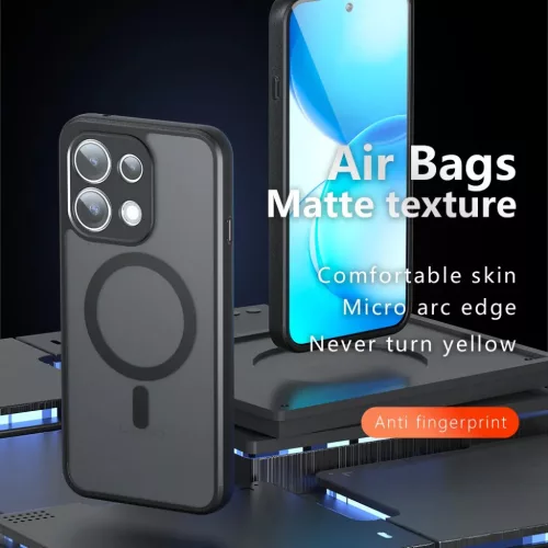  Oppo Reno16 F / Reno16 FS Matt fekete Techsuit PureFrost MagSafe tok-5949419378865 3 kép