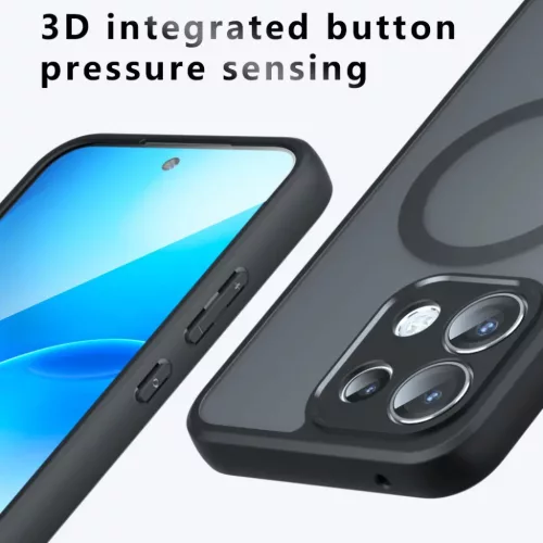  Oppo Reno16 F / Reno16 FS Matt fekete Techsuit PureFrost MagSafe tok-5949419378865 4 kép