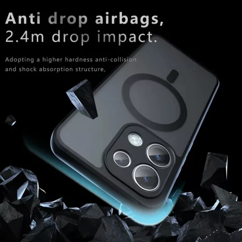  Oppo Reno16 F / Reno16 FS Matt fekete Techsuit PureFrost MagSafe tok-5949419378865 5 kép