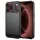 iPhone 18 Pro Max / iPhone 17 Pro Max fekete Techsuit Carbon Silicone tok