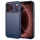 iPhone 18 Pro Max / iPhone 17 Pro Max kék Techsuit Carbon Silicone ütésálló tok