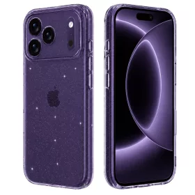   iPhone 18 Pro / iPhone 17 Pro Átlátszó Techsuit SparkleSkin tok