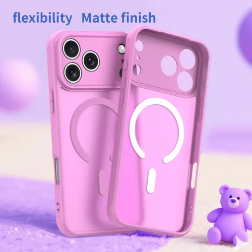  iPhone 18 Pro / iPhone 17 Pro rózsaszín Techsuit HaloFrost II MagSa-5949419380356 3 kép
