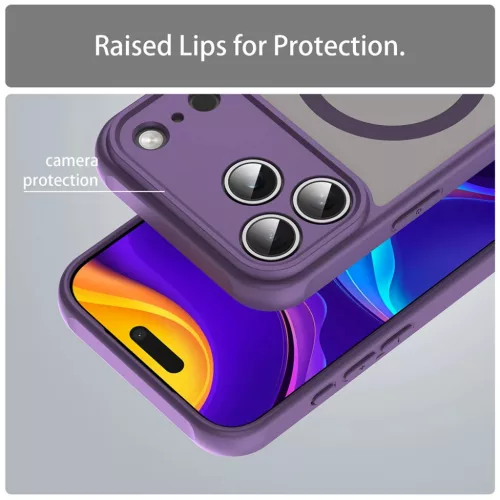  iPhone 18 Pro / iPhone 17 Pro Lila Techsuit HaloFrost II MagSafe tok-5949419380301 3 kép