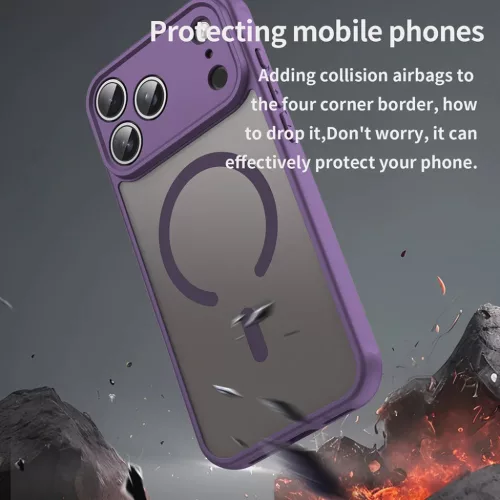  iPhone 18 Pro / iPhone 17 Pro Lila Techsuit HaloFrost II MagSafe tok-5949419380301 4 kép
