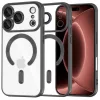  iPhone 18 Pro Max / iPhone 17 Pro Max fekete Techsuit Luxury Crystal MagSafe tok