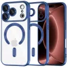  iPhone 18 Pro Max / iPhone 17 Pro Max mélykék Techsuit Luxury Crystal MagSafe tok
