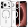 Apple iPhone 18 Pro Max / iPhone 17 Pro Max ezüst Techsuit Luxury Crystal MagSafe tok