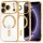  iPhone 18 Pro / iPhone 17 Pro arany Techsuit Luxury Crystal MagSafe tok