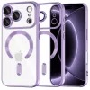  Apple iPhone 18 Pro / iPhone 17 Pro világoslila Techsuit Luxury Crystal MagSafe tok
