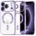  Apple iPhone 18 Pro / iPhone 17 Pro világoslila Techsuit Luxury Crystal MagSafe tok