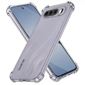    Realme 16 5G füstfekete Techsuit ütésálló átlátszó szilikontok