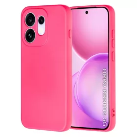    Oppo Reno16 élénk rózsaszín Techsuit SoftFlex szilikon tok
