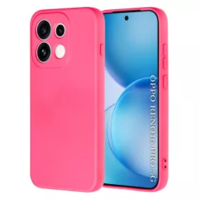    Oppo Reno16 Pro élénk rózsaszín Techsuit SoftFlex szilikon tok