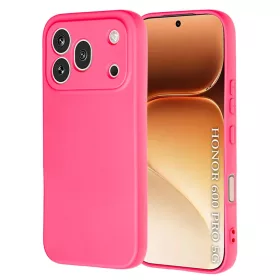   Honor 600 Pro élénk rózsaszín Techsuit SoftFlex szilikon telefontok
