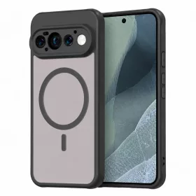    Google Pixel 11 Pro fekete Techsuit HaloFrost II MagSafe tok