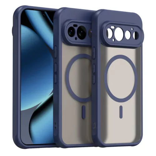  Google Pixel 11 Pro tengerészkék Techsuit HaloFrost II MagSafe tok-5949419382602 2 kép