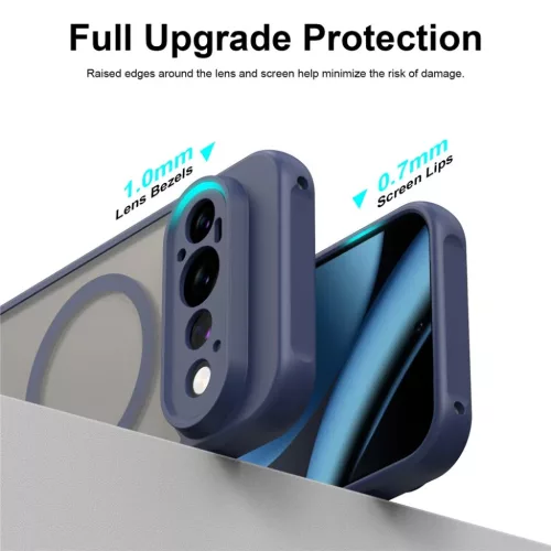  Google Pixel 11 Pro tengerészkék Techsuit HaloFrost II MagSafe tok-5949419382602 3 kép