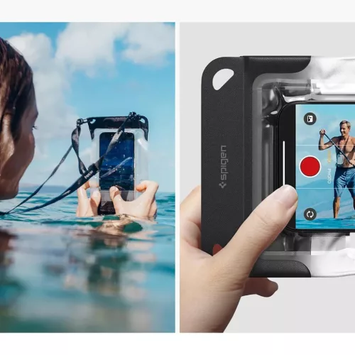 Spigen Aqua Shield Air Pump A604 vízálló tok fekete (ACS11675)-8800337248081 5 kép
