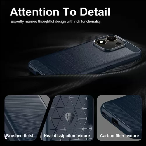  Honor 600 Smart Kék Techsuit Carbon Silicone tok-5949419383487 3 kép