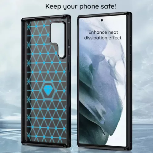  Honor 600 Smart Kék Techsuit Carbon Silicone tok-5949419383487 10 kép
