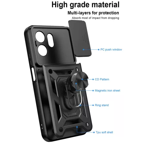 Honor 600 Smart zöld Techsuit CamShield tok-5949419383432 3 kép