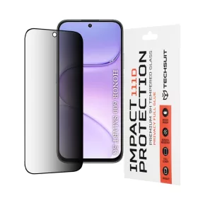   Honor 600 Smart fekete Techsuit 111D Privacy Full Glue üvegfólia