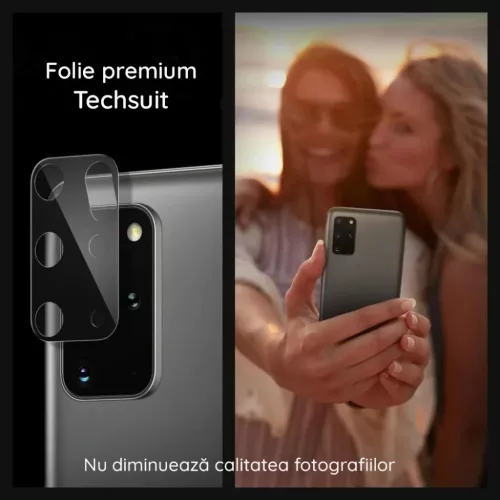 Techsuit - Teljes Kameraüveg - iPhone Ultra - Fekete üvegfólia-5949419383982 3 kép